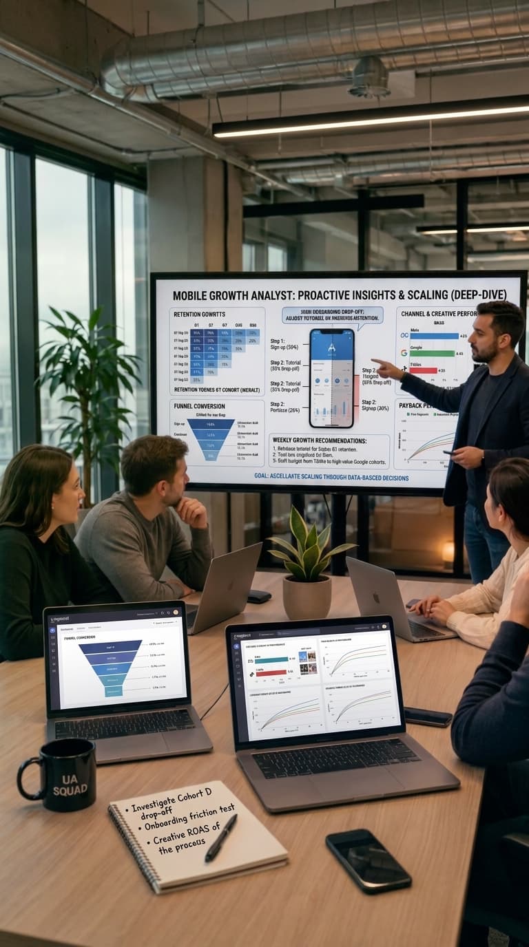 EmCube mobile attribution and measurement consulting service illustration